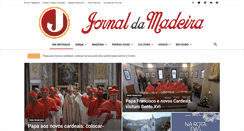 Desktop Screenshot of jornaldamadeira.com